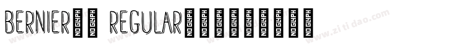 BERNIER__ Regular生成器字体转换
